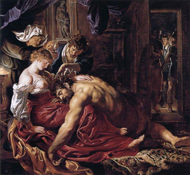 Peter Paul Rubens Samson and Delilab (mk01) china oil painting image